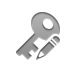 key,pencil icon