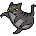 cat, catfight, fight icon