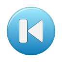 button,blue,first icon