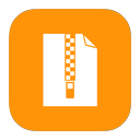 archive, metroui, zip icon
