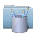 folder,blue,work icon