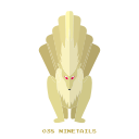 fire, kanto, ninetails, pokemon svg vector icon
