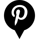 logo, media, pinterest, social svg vector icon