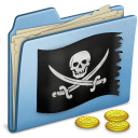 blue,pirate icon