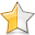 half, rating, star icon