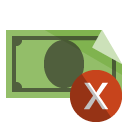 bill,cross icon
