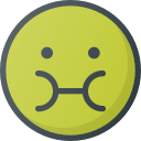 emoji, emote, emot, emot, sick svg vector icon
