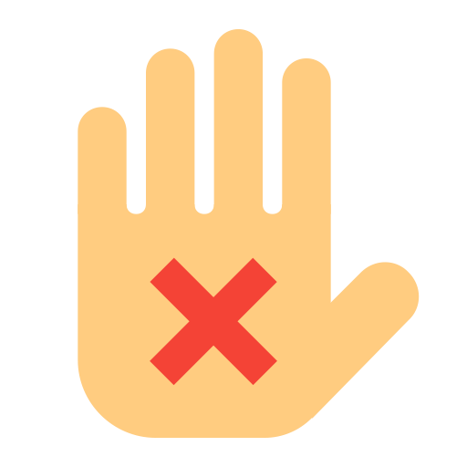 Disclaimer svg vector icon