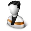 orange, user icon