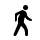 user, walk icon