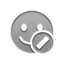 smiley,cancel icon