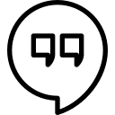 connection, hangout, hangouts, line-, social, web svg vector icon