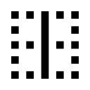 border, vertical svg vector icon