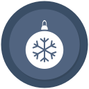 ball, bauble, christmas, ornament svg vector icon