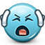 bla, bla bla bla, can't hear you, don't listen, ears closed, emot, smiley, smiley face icon