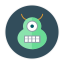 monster svg vector icon