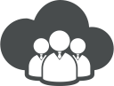 cloud, cloud computing, users svg vector icon