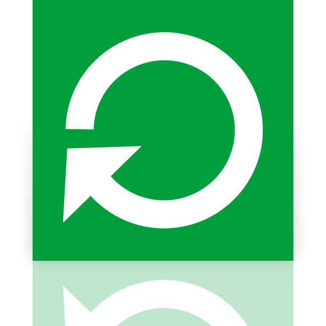 mirror, power, restart icon