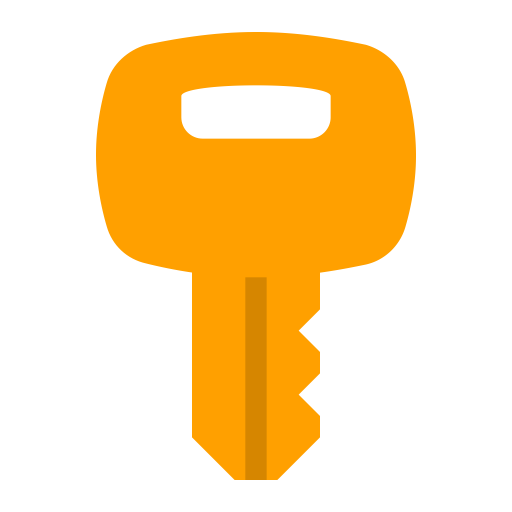 Key svg vector icon