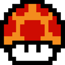 cartoon, game, mario, mushroom, retro, super icon