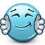 emot, hug, love, offering a hug, open hands, smiley, smiley face icon