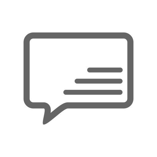 Comment Empty svg vector icon