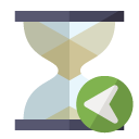 hourglass,left icon
