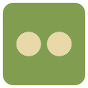 flicker, media, social svg vector icon