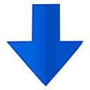 down,descend,download,fall,decrease,descending icon