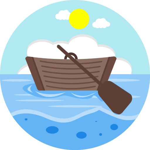 Wooden Boat svg vector icon