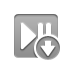 play,pause,down icon