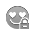 smiley,love,lock icon