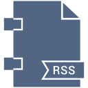 extensiom, file, file format, rss svg vector icon