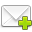 add, mail icon