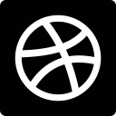 dribbble svg vector icon