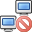 delete, network icon