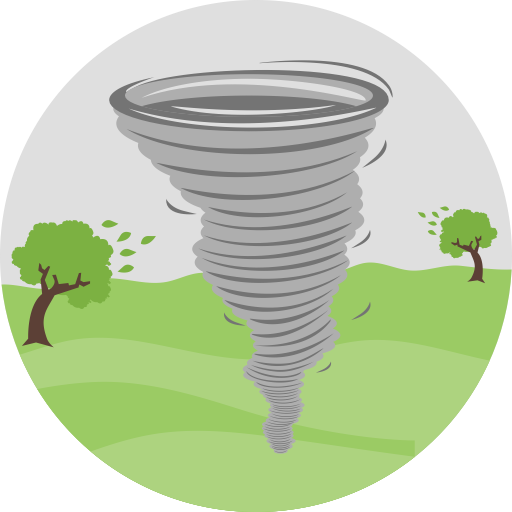 Tornado svg vector icon