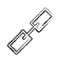 chain, link, productivity, shape, social, url svg vector icon