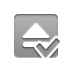 eject,checkmark icon