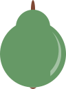 fruit, pear svg vector icon