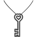 heart, key, lock, valent, valentine, valentines svg vector icon