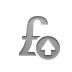 currency,sign,pound,pound up,up icon
