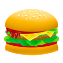 burger, fast food, food, hamburger, junk food icon