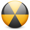 burn, nuclear, radioactive icon