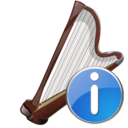 arpa,info,instrument,information,about icon