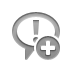 chat,exclamation,add icon