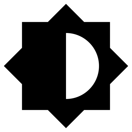 Brightness Medium svg vector icon