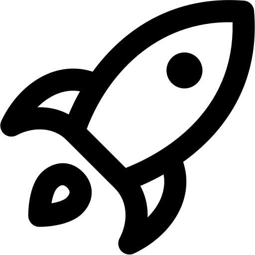 Rocket svg vector icon