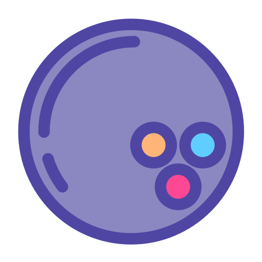 Bowling svg vector icon