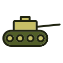 army, bomb, grenade, military, navy, tank, weapon svg vector icon